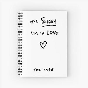 It's Friday I'm in Love- The Cure song lyrics Spiral Notebook