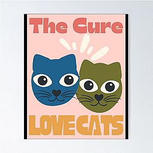 The Cure Love Cats Poster
