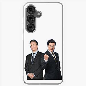 Jon Stewart Stephen Colbert The Daily Show The Colbert Report Samsung Galaxy Soft Case