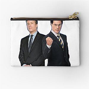 Jon Stewart Stephen Colbert The Daily Show The Colbert Report Zipper Pouch
