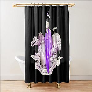 Gelfling Jen Skeksis and Mystics The Dark Crystal Wide Resistance Universe Shower Curtain