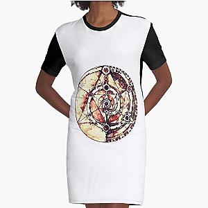 Combo Triangles And Mysts Spirals The Dark Crystal Wide Resistance Universe Graphic T-Shirt Dress