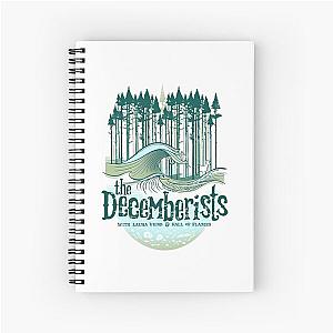 The Decemberists Folk Rock Band Poster Spiral Notebook