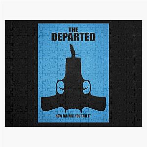 Vintage Photograp The Departed - Minimal Movie Poster - Mmpg - Graphix Jack Nicholson Jigsaw Puzzle