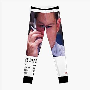 Music Vintage The Departed Minimalist Poster Gangs Of New York Leggings