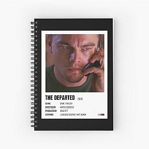 Music Retro The Departed Minimalist Poster Inception Spiral Notebook