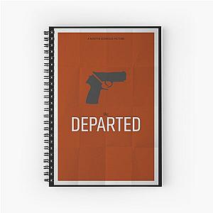 The Departed minimal Spiral Notebook