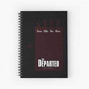 Needed Gifts The Departed Minimalist Moive Poster Spiral Notebook