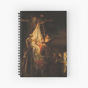 The Descent from the Cross - Rembrandt - 1652 Renaissance Gospel Biblical Art Spiral Notebook