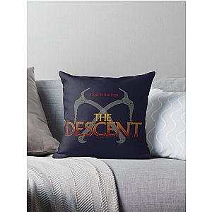 THE DESCENT movie logo 2 Throw Pillow