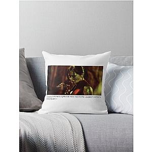 juno (the descent): women's rights and wrongs Throw Pillow