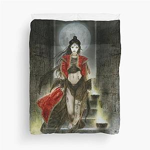 THE DESCENT OF THE FOURTH MOON - LUIS ROYO Duvet Cover