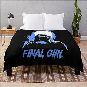 Horror Final Girls - Sarah - The Descent Throw Blanket