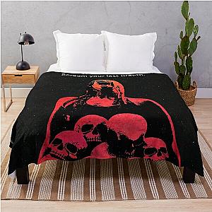 The Descent Skull Throw Blanket