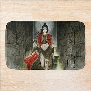 THE DESCENT OF THE FOURTH MOON - LUIS ROYO Bath Mat