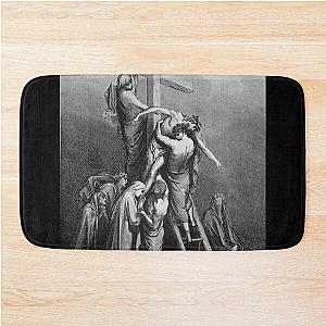 The Descent From The Cross - Gustave Dore Bath Mat