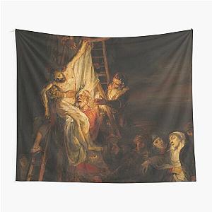 The Descent from the Cross - Rembrandt - 1652 Renaissance Gospel Biblical Art Tapestry