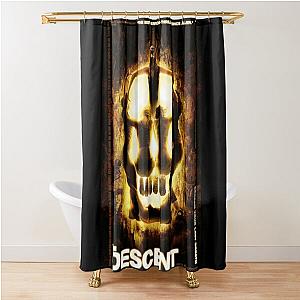 The Descent Poster Shower Curtain