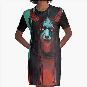 The Descent Graphic T-Shirt Dress