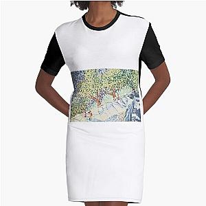 The Descent down Samaria Gorge, Crete Graphic T-Shirt Dress