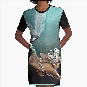 The Descent Mermaid Graphic T-Shirt Dress