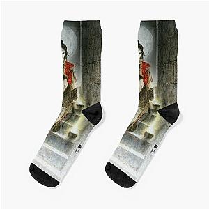 THE DESCENT OF THE FOURTH MOON - LUIS ROYO Socks