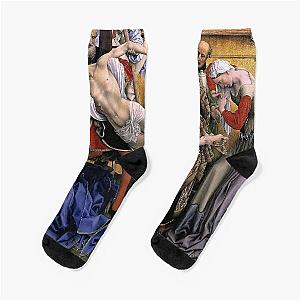 Rogier van der Weyden - The Descent from the Cross  Socks