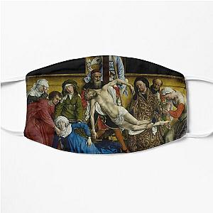 The Descent from the Cross 1435 El Descendimiento by Rogier van der Weyden Christian Jesus Christ Medieval Painting HD High Quality Flat Mask