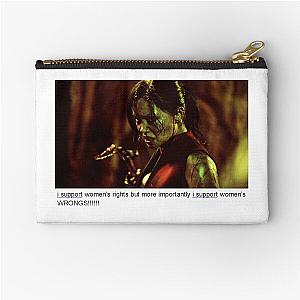 juno (the descent): women's rights and wrongs Zipper Pouch