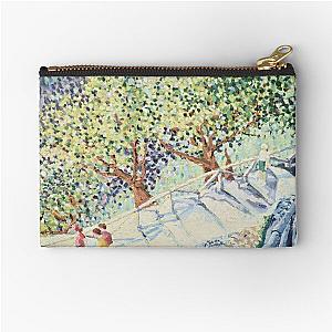 The Descent down Samaria Gorge, Crete Zipper Pouch