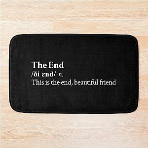 The Doors Aesthetic Quote Lyrics Rock Jim Morrison Black Bath Mat