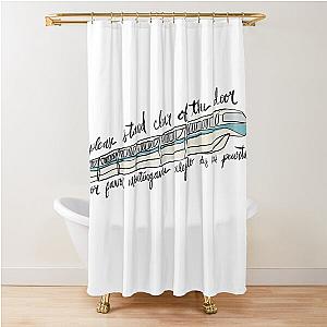 Please stand clear of the doors Shower Curtain