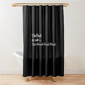 The Doors Aesthetic Quote Lyrics Rock Jim Morrison Black Shower Curtain