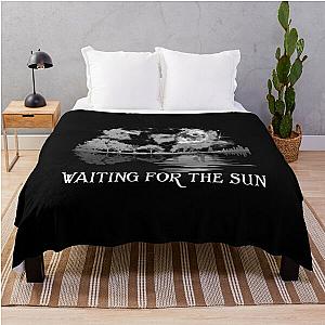 Rock Legend The Doors Band Waiting For The Sun Art Throw Blanket