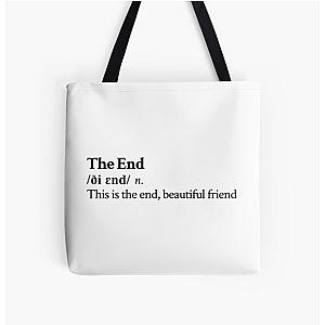 The Doors Aesthetic Quote Lyrics Jim Morrison Rock All Over Print Tote Bag