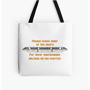 Please Stand Clear of the Doors All Over Print Tote Bag