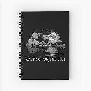 Rock Legend The Doors Band Waiting For The Sun Art Spiral Notebook