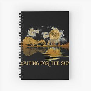 Funny Art Waiting For The Sun The Doors Band Spiral Notebook