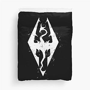 logo of skyrim  Perfect Gift Active  Duvet Cover