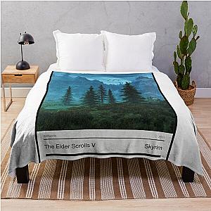 The Elder Scrolls V Skyrim Throw Blanket