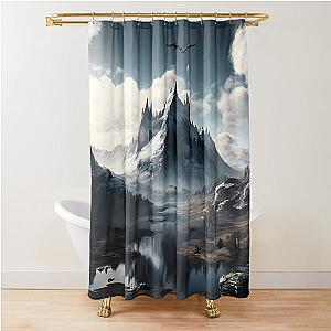 Landscape from Skyrim Shower Curtain