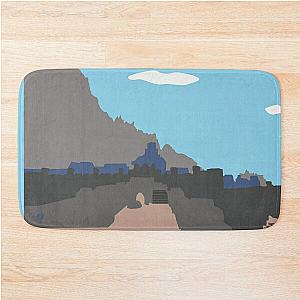 Skyrim Windhelm Landscape Vector Artwork Bath Mat