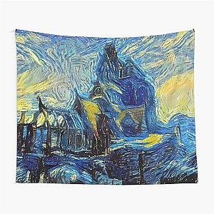 Dragonsreach Skyrim Starry Night Tapestry