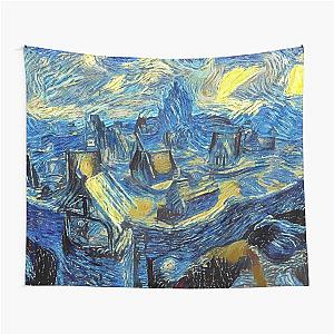 Whiterun Skyrim Starry Night Tapestry