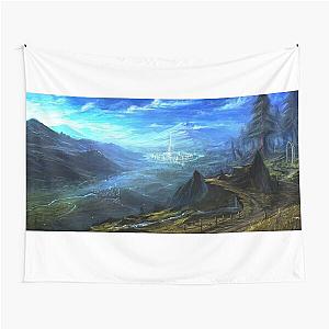 Elder Scrolls Oblivion Beautiful Landscape  Tapestry