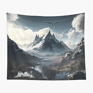 Landscape from Skyrim Tapestry