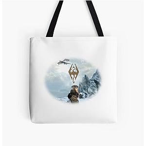 The Elder Scrolls V: Skyrim All Over Print Tote Bag