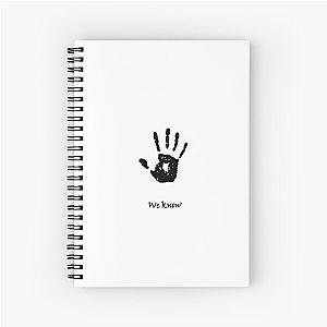 Dark Brotherhood Hand We Know The Elder Scrolls Spiral Notebook