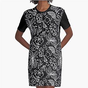 Skyrim Alchemy Black Ver. - Fantasy Mage College Winterhold  Graphic T-Shirt Dress