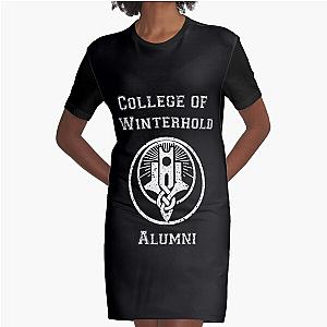 College of Winterhold Alumni Graphic T-Shirt Dress